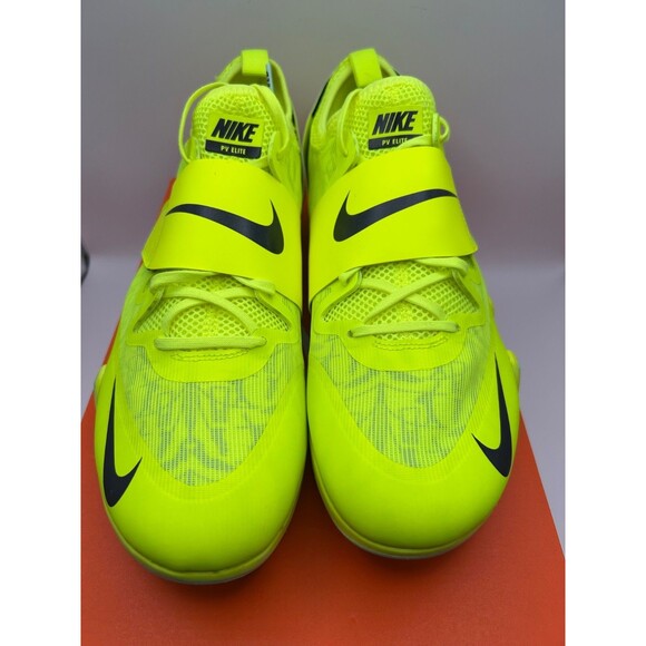 Nike Pole Vault Elite Men's Track Spikes Volt/Purple/Mint DR9926-700 Sz 12.5 NEW - Picture 6 of 9